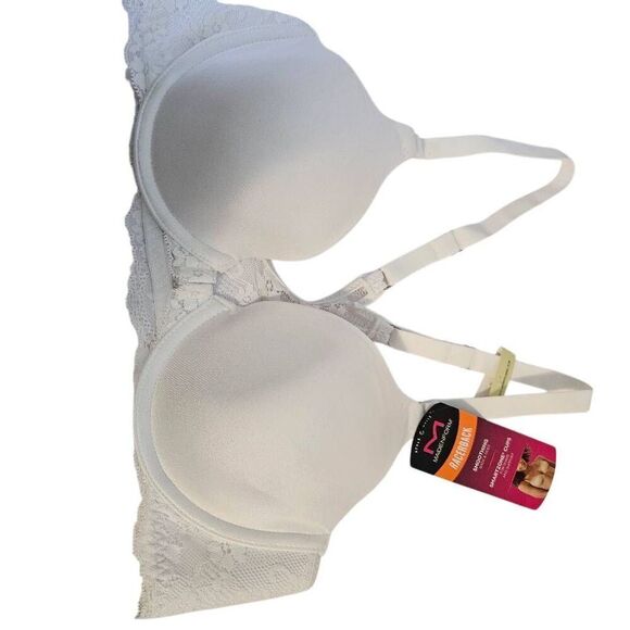 Maidenform bra, white racer back. 34B  NWT.  #883 - Picture 1 of 3